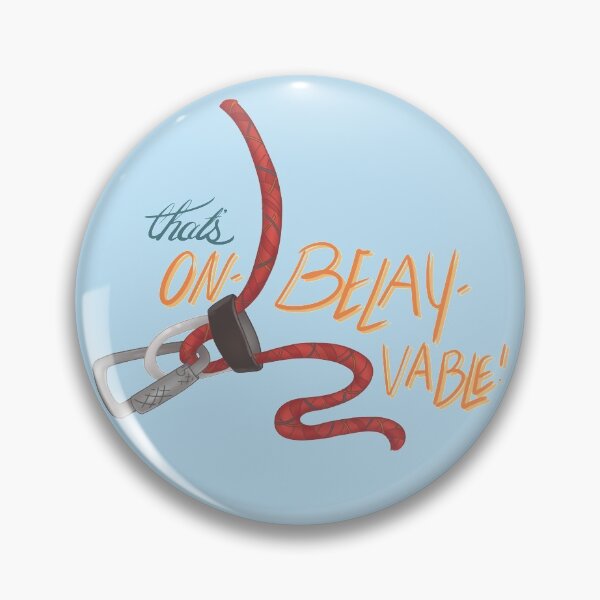Item preview, "That's On Belay-vable" Pun - Ropes Course Series designed and sold by Clover-Bud.