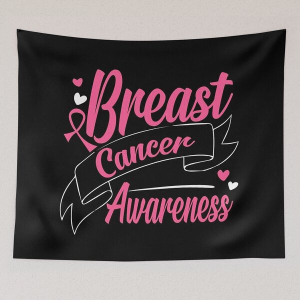 Item preview, Breast cancer awareness black and pink women awareness  designed and sold by RashidaHanaart.