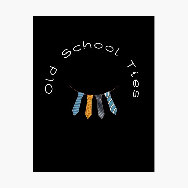Item preview, Old School Ties designed and sold by SingularDesign.