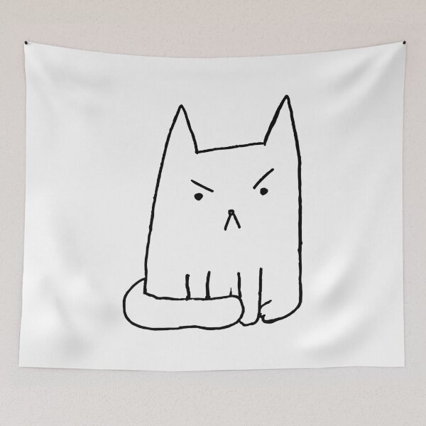 Item preview, angry cat designed and sold by melizzz.