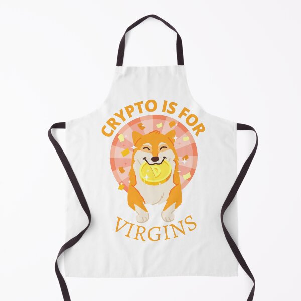Item preview, Crypto Is For Virgins Orange Dogecoin Dog designed and sold by Web CreationsNL.