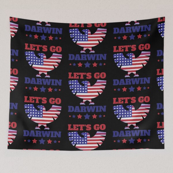 Item preview, Let's go Darwin American flag design. Funny frase lets go darwin. designed and sold by NobelFashion.