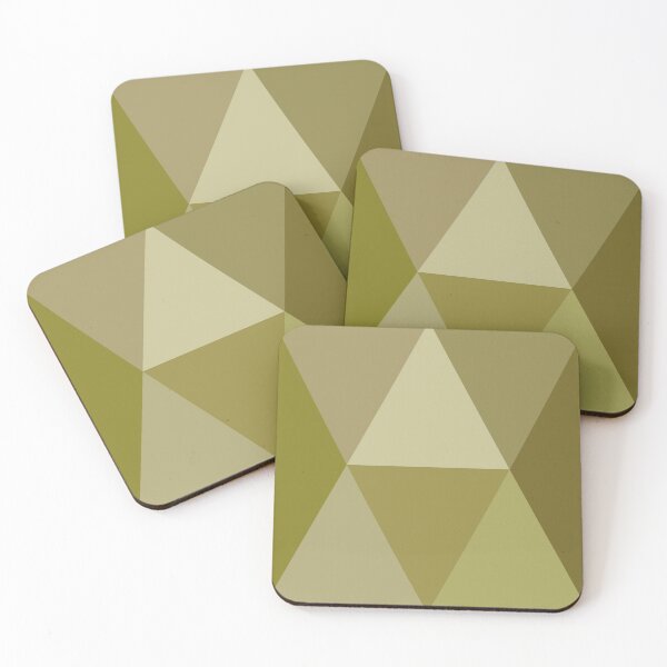 Item preview, Triangles in green designed and sold by Latte Design.