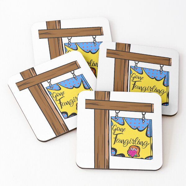 Item preview, Gone fangirling sign designed and sold by gaslight-n.