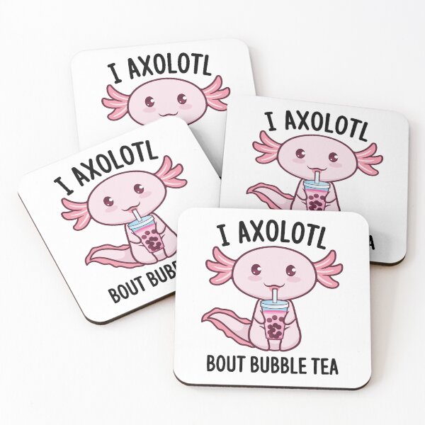 Item preview, I Axolotl Questions Bout Bubble Tea Kawaii Salamander Funny designed and sold by GravitiTees.