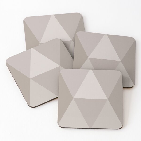 Item preview, Triangles in taupe designed and sold by Latte Design.