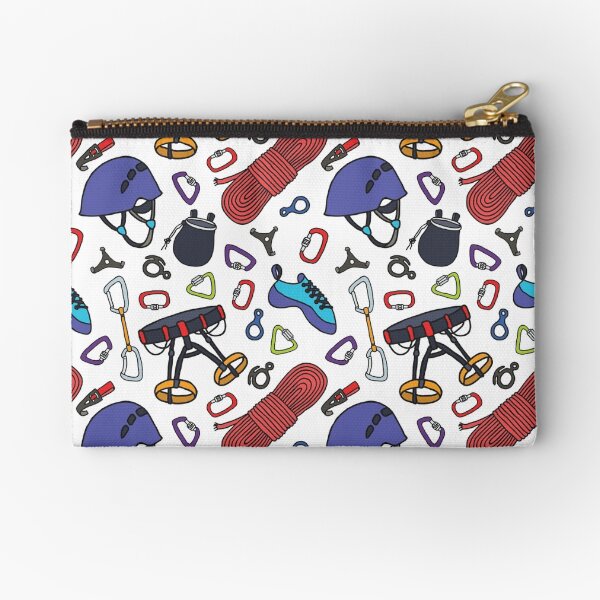 climbing doodle pattern Zipper Pouch