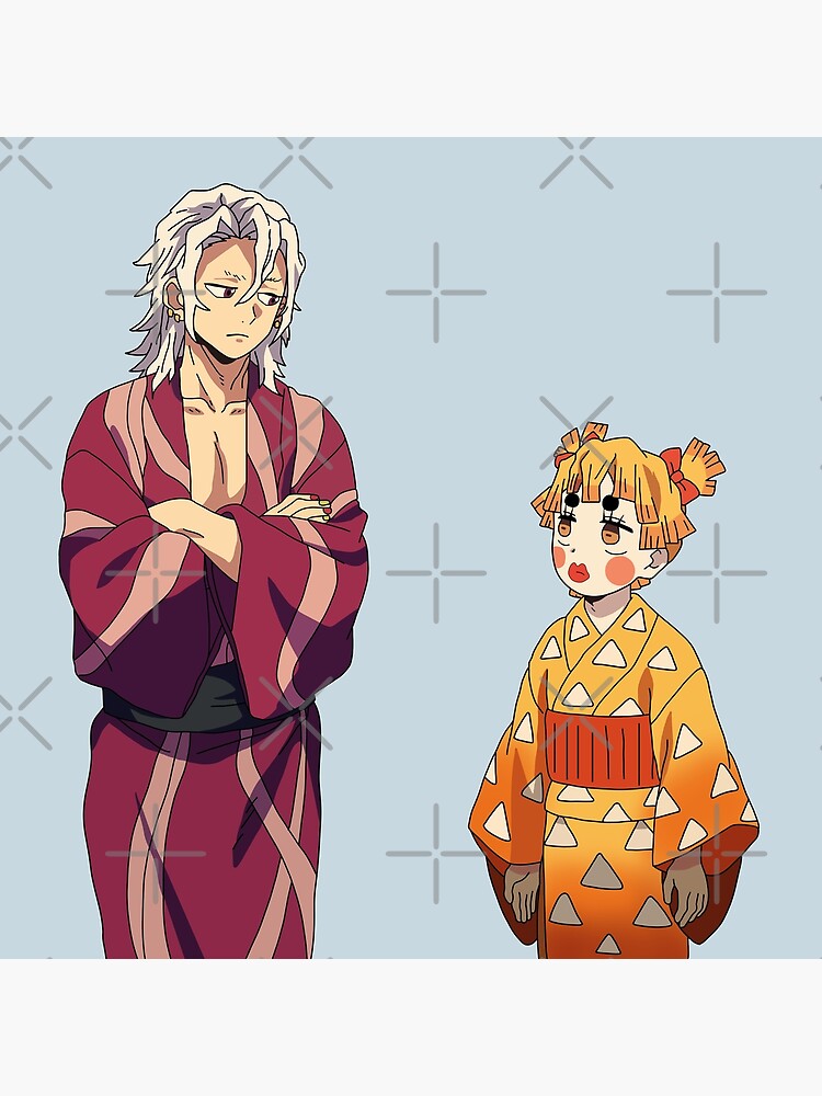 "Funny Tengen and Zenitsu - Demon Slayer" Art Print by ThePlum-Palette