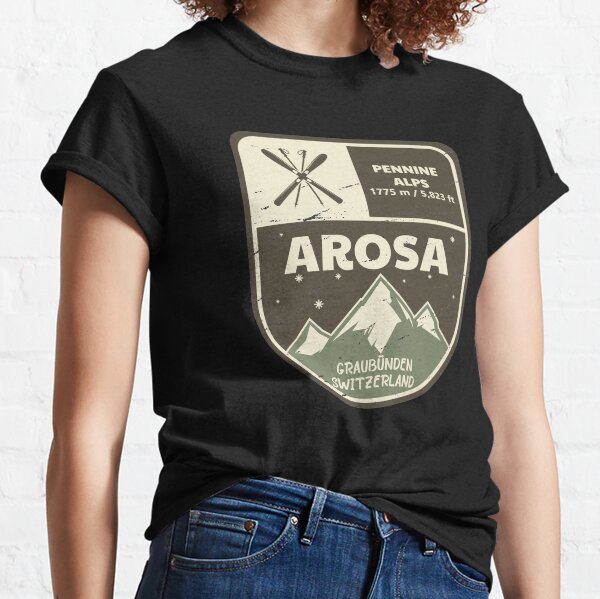 Arosa Walliser Alpen Schweiz Classic T-Shirt