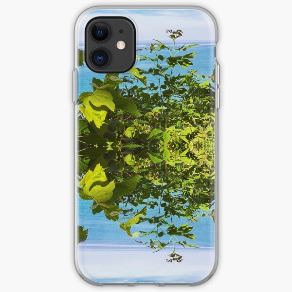 Reflected plants : growth iPhone Soft Case