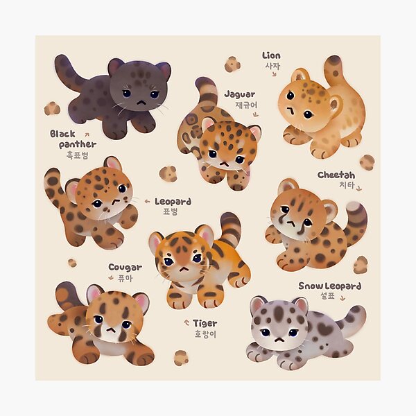 Item preview, The year of big cat cubs - beige designed and sold by pikaole.
