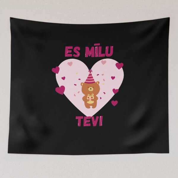 Item preview, es mīlu tevi - Latviešu designed and sold by LukjanovArt.