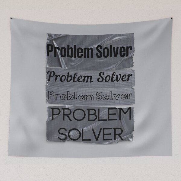 Item preview, Problem Solved Shirt Funny Duct Tape Repair T-Shirt Great Gift For A Father Engineer Mechanic designed and sold by BronikowskiART.
