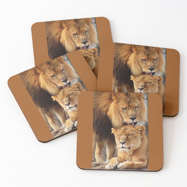 Item preview, The lion king who takes care of his lioness. designed and sold by Karine Dupras.