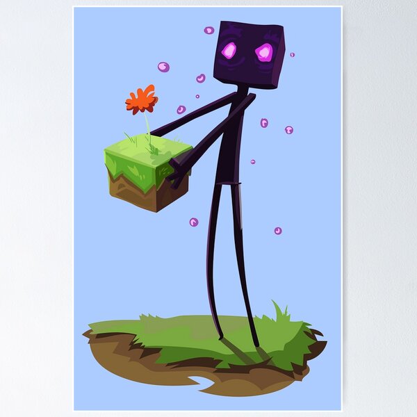 Cute Minecraft Creeper and Enderman Greeting Card for Sale by ddkart