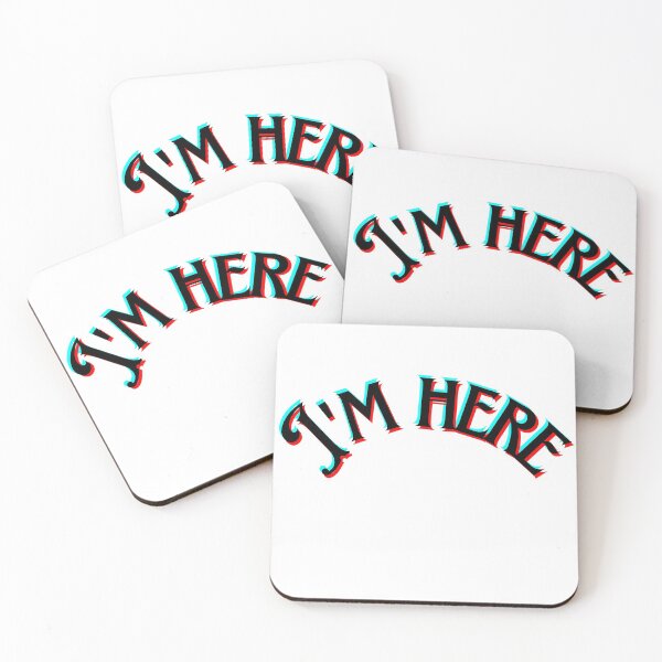 Item preview, I'm here written on T-shirts and other products  designed and sold by Douaa_Print.