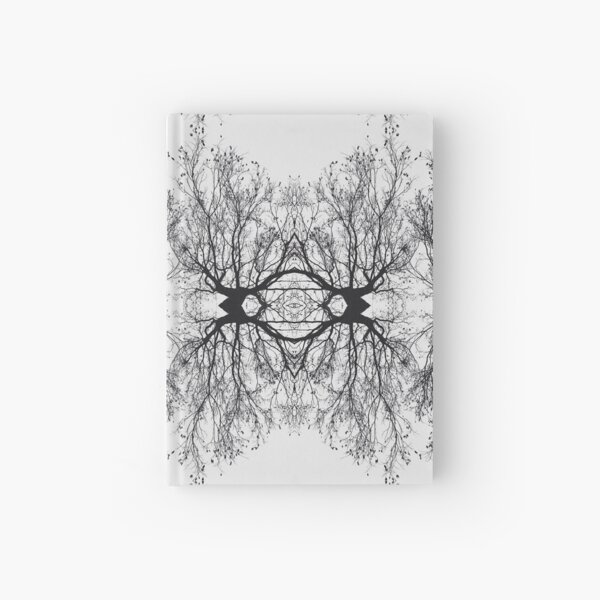 Abstract Tree Reflection Hardcover Journal