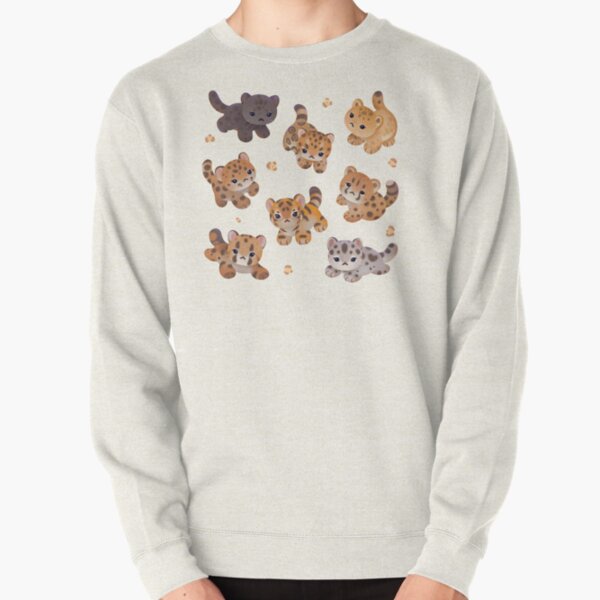 The year of big cat cubs - dark Pullover Sweatshirt