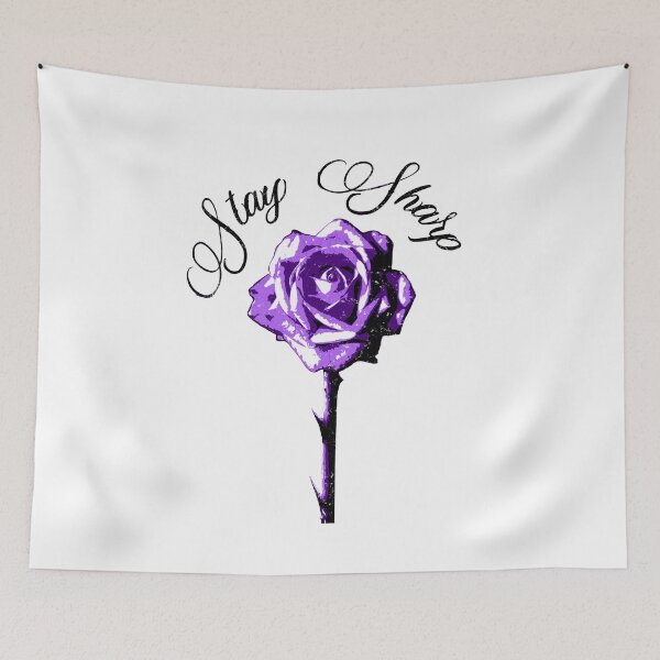 Item preview, Stay Sharp Purple Rose designed and sold by EightLimb.