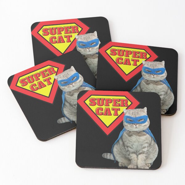 Item preview, super hero cat  designed and sold by SAJAMANIA.