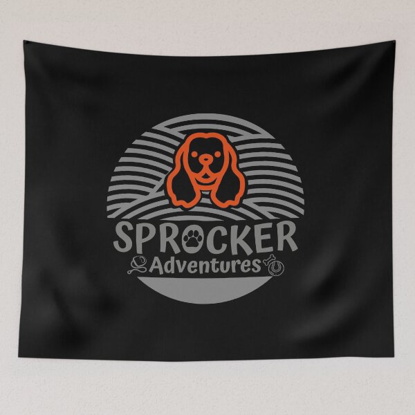 Item preview, Sprocker Dog Hill Adventures T-Shirt designed and sold by springwoodbooks.