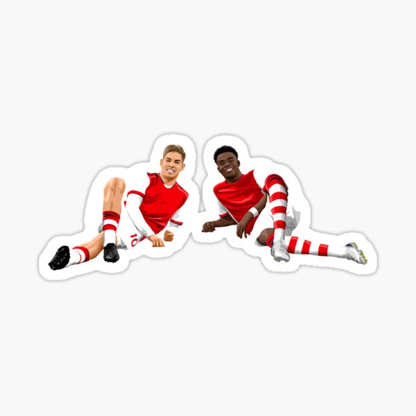 Saka and Smith Rowe AFC Sticker