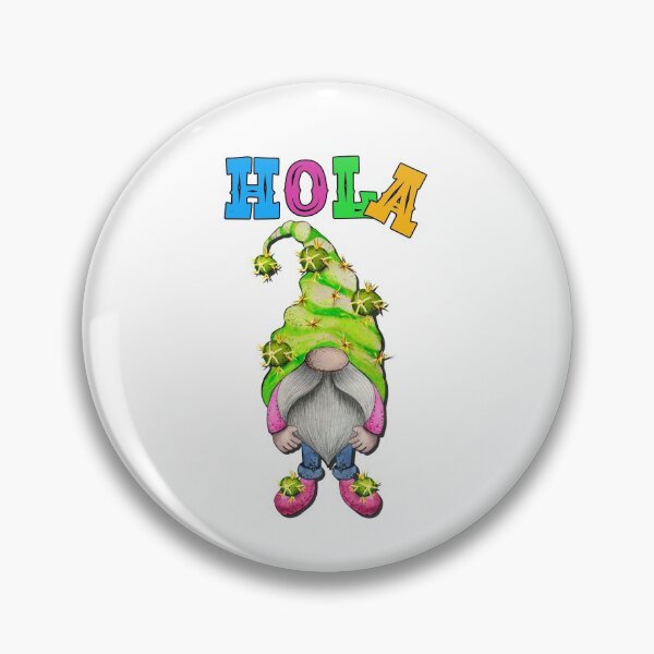 Item preview, Hola Cute Cactus Gnome Graphic Design designed and sold by adriana-holmes.