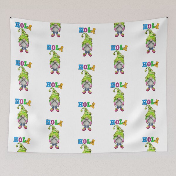 Item preview, Hola Cute Cactus Gnome Graphic Design designed and sold by adriana-holmes.