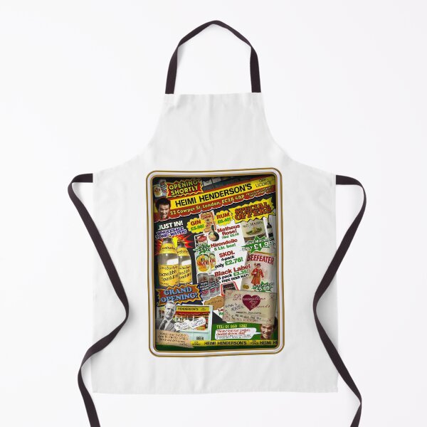 Item preview, HEIMI HENDERSON’S OFF LICENCE ad flyer - Mr Jolly Lives Next Door Inspired designed and sold by RetroTeeStudio.