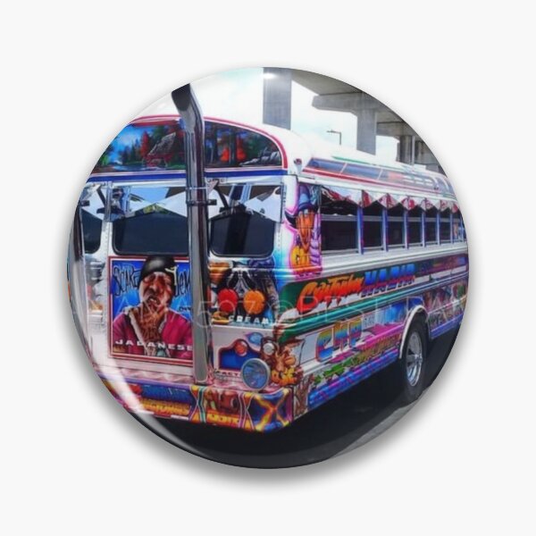Item preview, Diabolos Rojos buss in Panama Red Devil Style Art Panamanian Buses in Panama City designed and sold by best-of-panama.