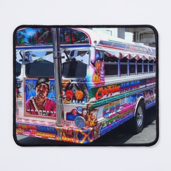Item preview, Diabolos Rojos buss in Panama Red Devil Style Art Panamanian Buses in Panama City designed and sold by best-of-panama.