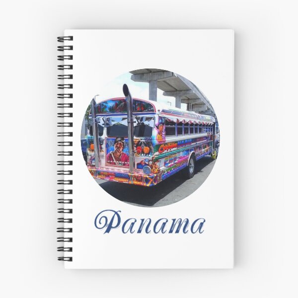 Item preview, Diabolos Rojos buss in Panama Red Devil Style Art Panamanian Buses in Panama City designed and sold by best-of-panama.