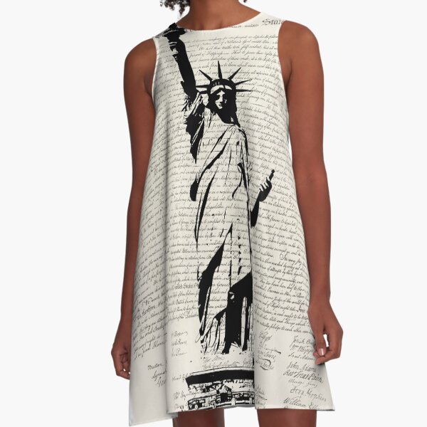 United We Stand A-Line Dress