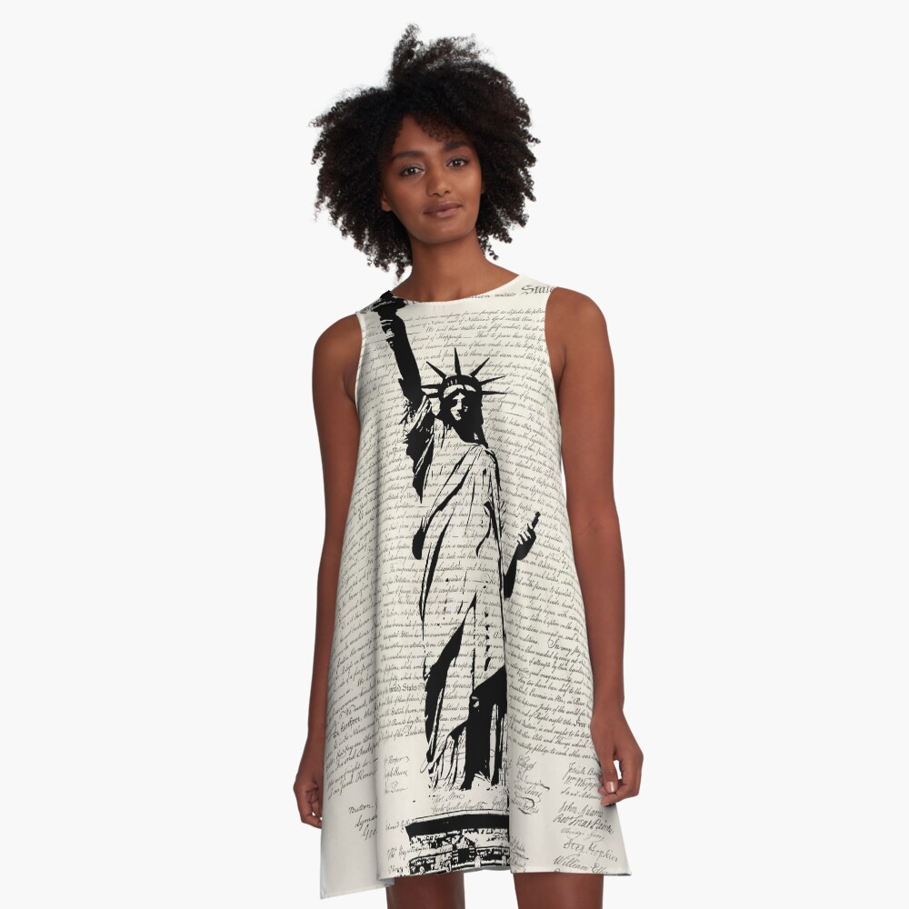 United We Stand A-Line Dress
