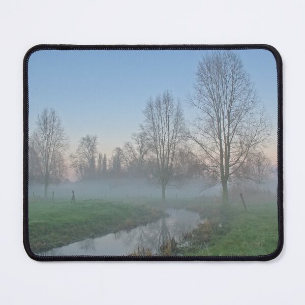 Item preview, Oude Kale creek in the mist in the Flemish countryside designed and sold by xophotography.