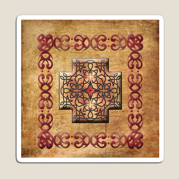 Item preview, Celtic Square Cross Framed designed and sold by GrimalkinStudio.