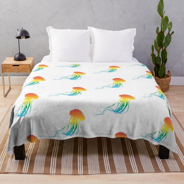 Item preview, Jellyfish Art with Rainbow Colors designed and sold by Ilustra Ideia.