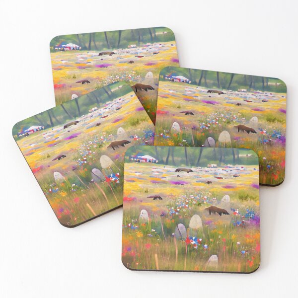 Item preview, Campo de flores silvestres - Arte creado por IA designed and sold by dschiffer12.