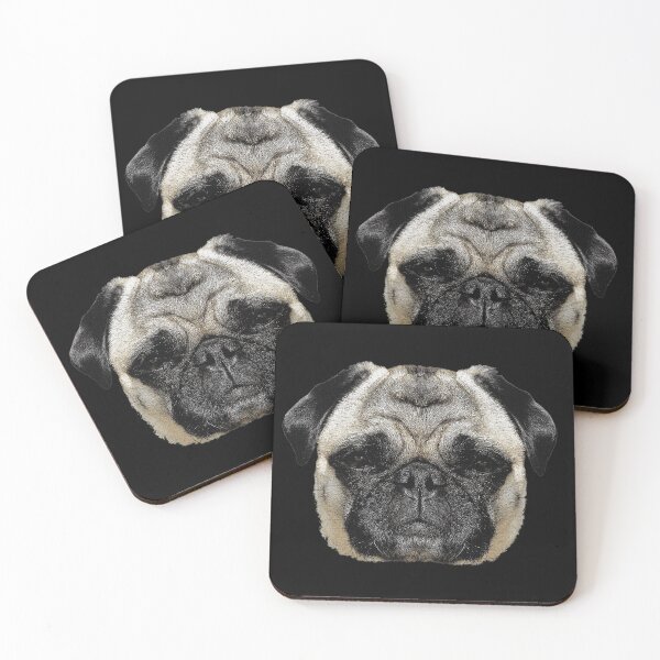 Item preview, Pug canvas optic, dog owner motifs, dog for boys designed and sold by Kirei-Lily.