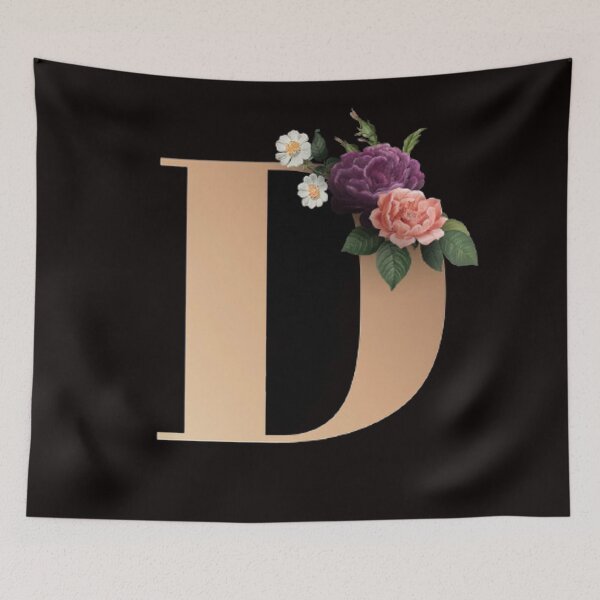 Item preview, floral letters designed and sold by Isaitama.