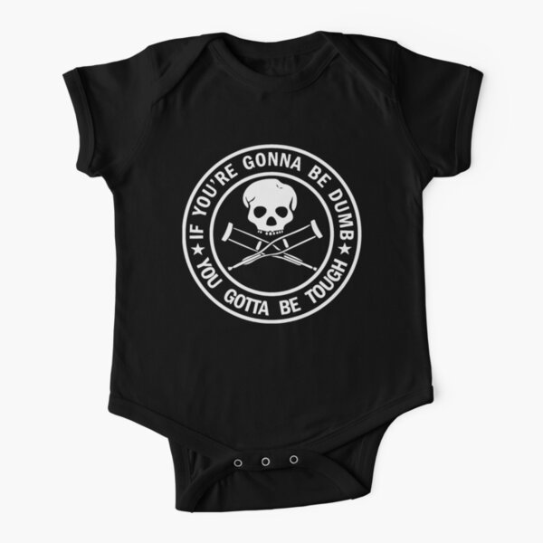 HCULXTIBW TV Series Jackass Short Sleeve Baby One-Piece