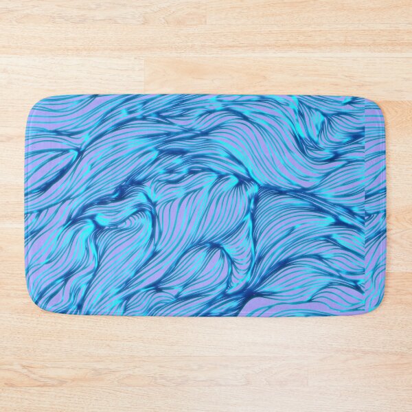 Item preview, Beautiful blue water ocean lines pattern designed and sold by Jelisandie.