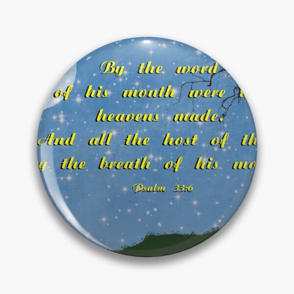 Item preview, Psalm 33:6 designed and sold by Mammabird.