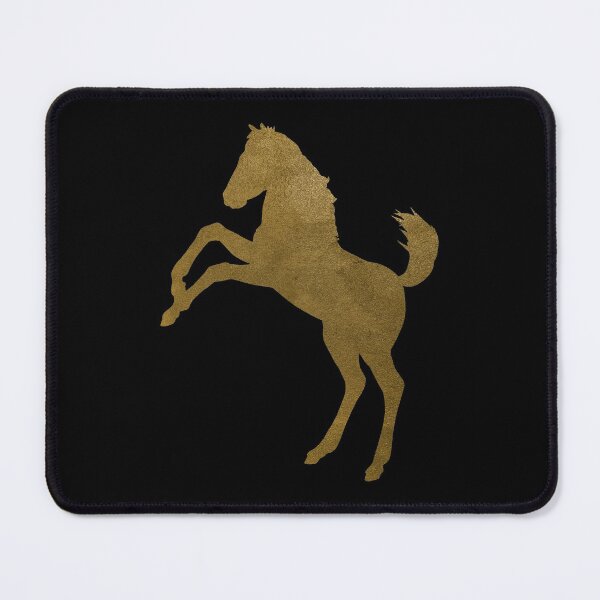 Item preview, Golden Mustang Horse designed and sold by SoccaTamam.