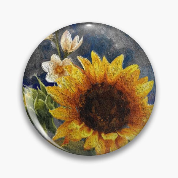 Artikelvorschau, Sonnenblume in einem bewölkten Himmel entworfen und verkauft von Anas Arts.
