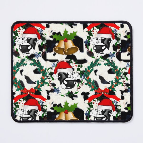 Item preview, Cow,Christmas,santa,bells pattern  designed and sold by MariaMarinova.