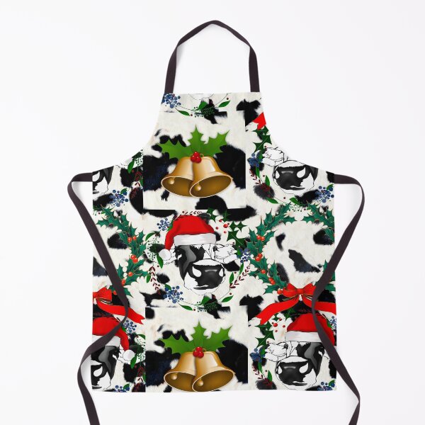 Item preview, Cow,Christmas,santa,bells pattern designed and sold by MariaMarinova.