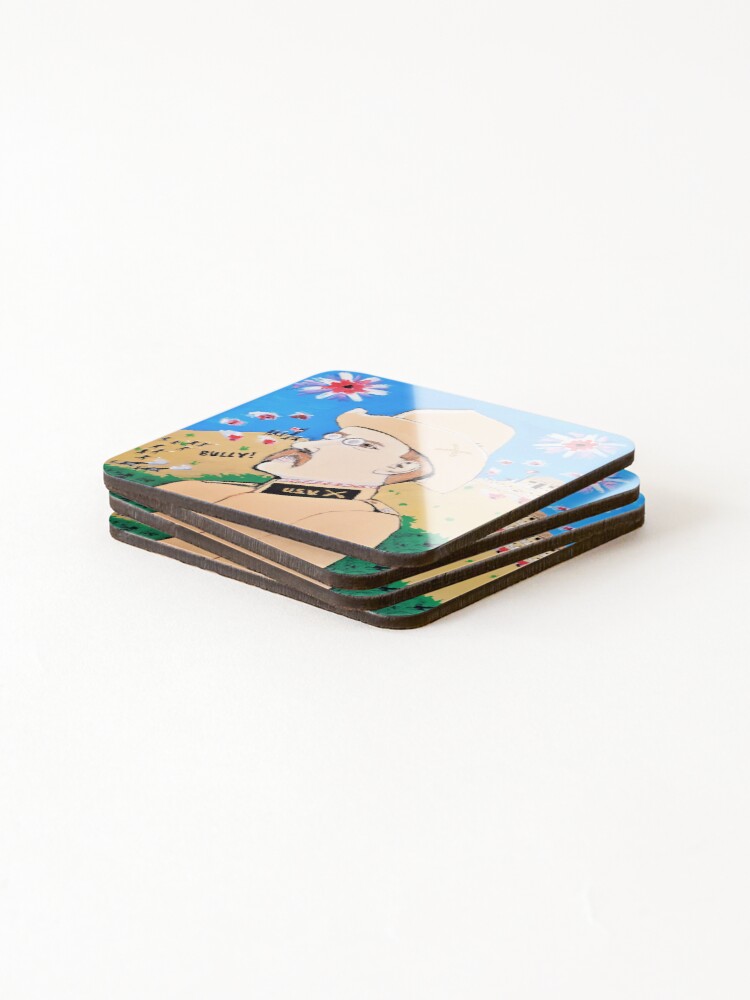 Thumbnail 4 of 5, Coasters (Set of 4), Bully! designed and sold by Createaline.