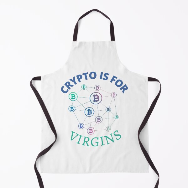 Item preview, Crypto Is For Virgins Blue Green Bitcoin Network designed and sold by Web CreationsNL.