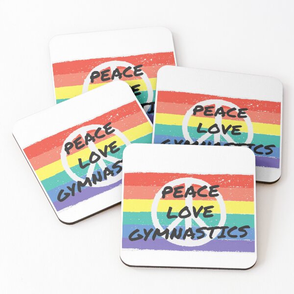 Item preview, Peace. Love. Gymnastics designed and sold by TheGreenGoat.